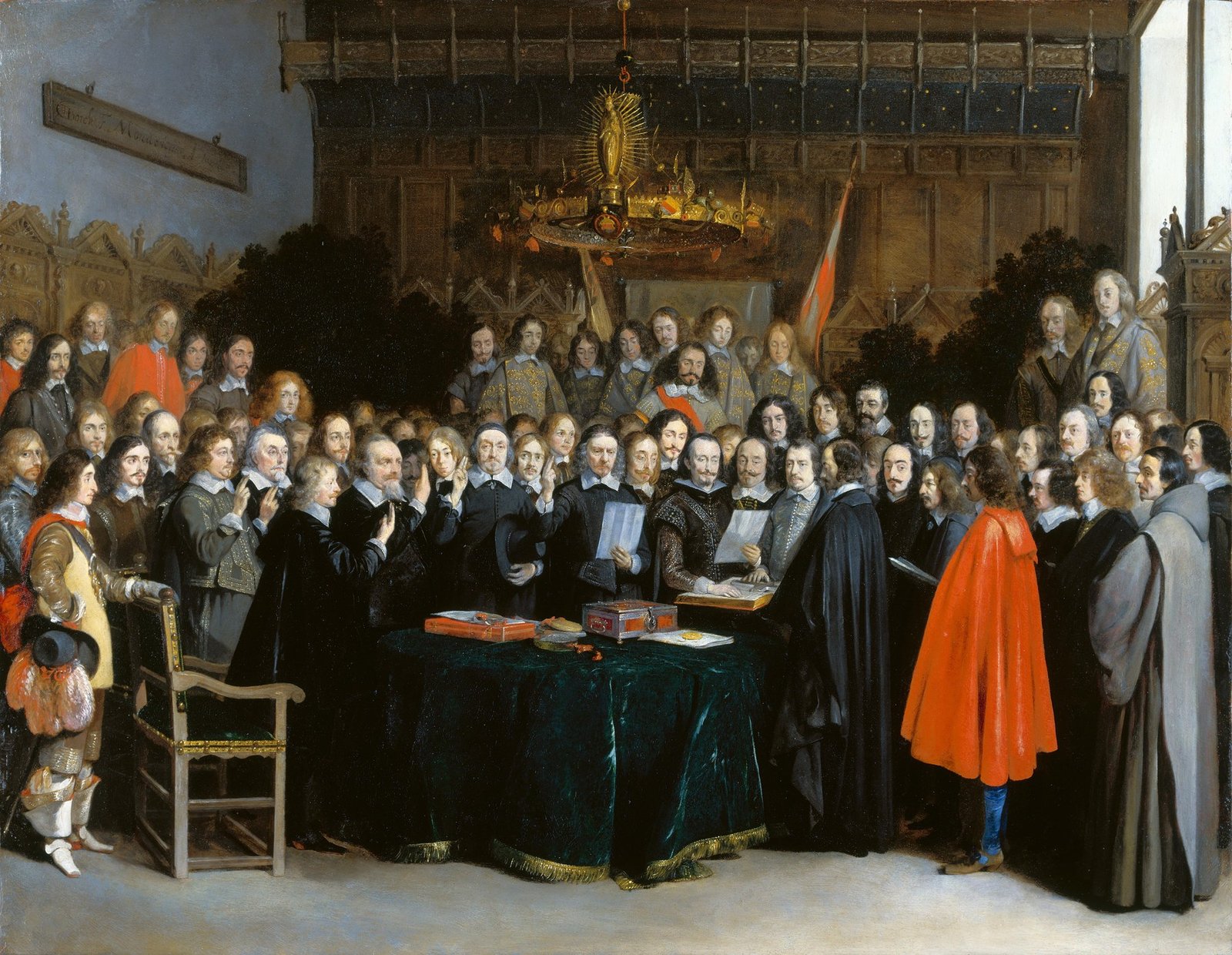 A Ratificação do Tratado de Münster, de Gerard ter Borch, 1648